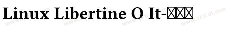 Linux Libertine O It字体转换